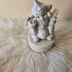 VTG 1991 A Summit Collection Clown Music Box " I Whistle a Happy Tune" Figurine